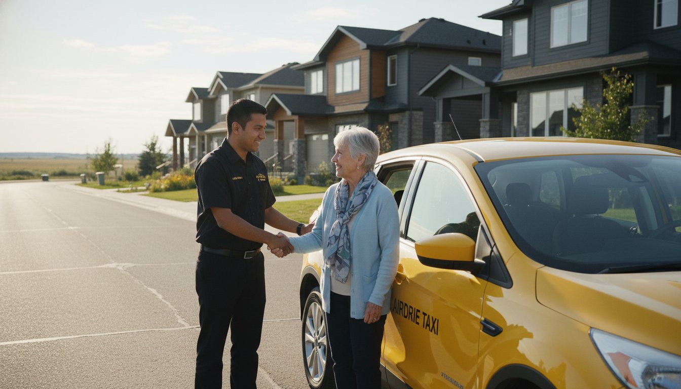 Flat 10% Discount for Senior Citizens: Affordable Airdrie Taxi Services (2026)