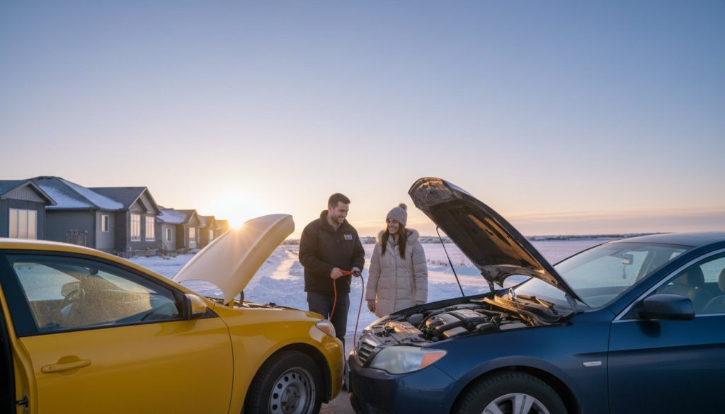Stuck with a Dead Battery? How to Use a Car Jumped Taxi Service in Airdrie