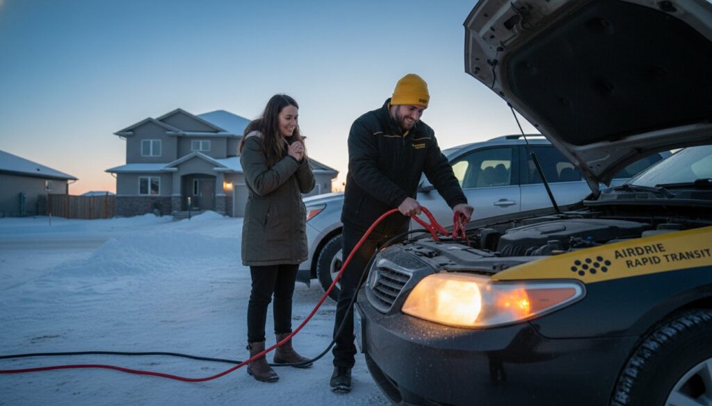 Fast Car Battery Boost Service in Airdrie: 24/7 Emergency Roadside Support
