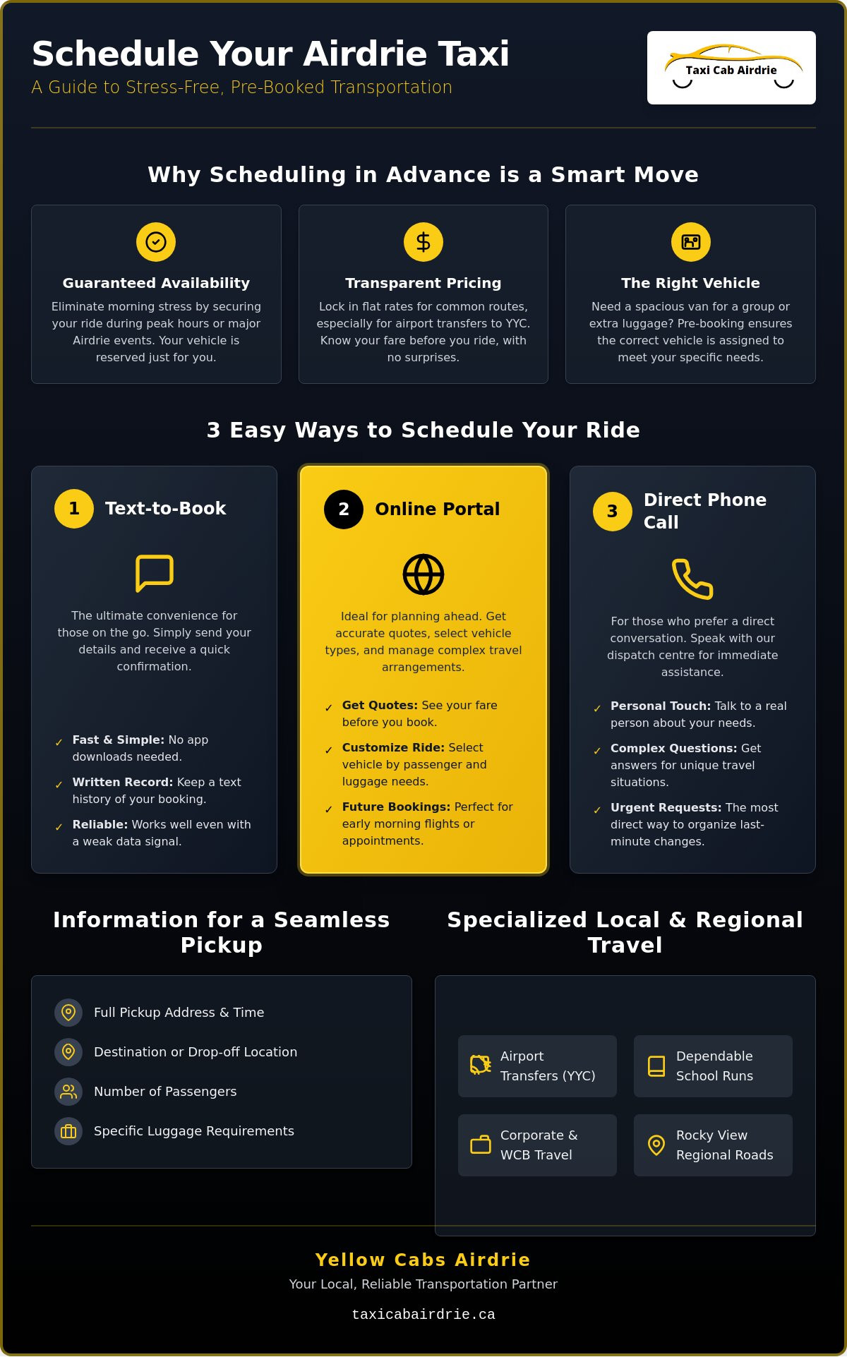 How to Schedule a Taxi Pickup in Airdrie: A Step-by-Step Guide for 2026