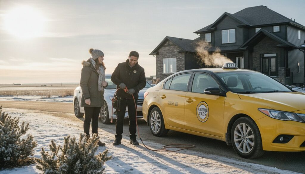 Car Jumped Taxi Service in Airdrie: Reliable 24/7 Battery Boosts
