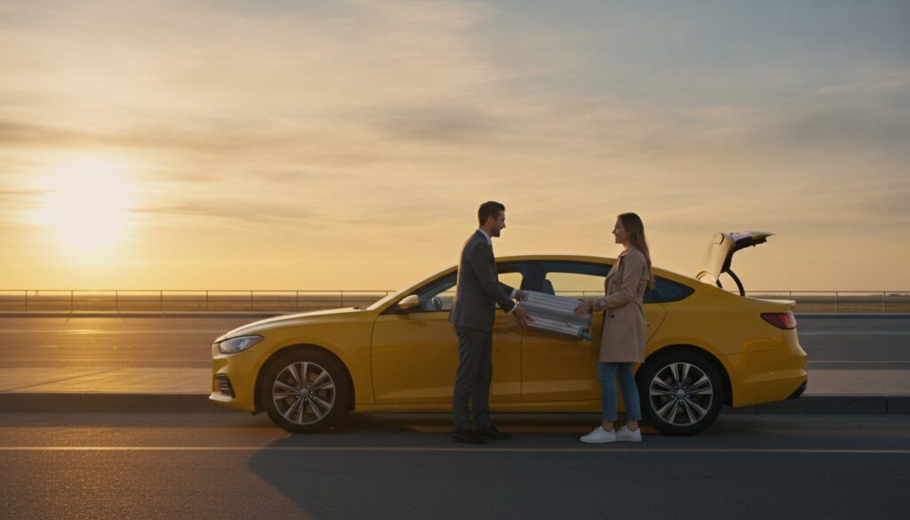 Cab service to the airport: 24/7 booking and fixed fare options