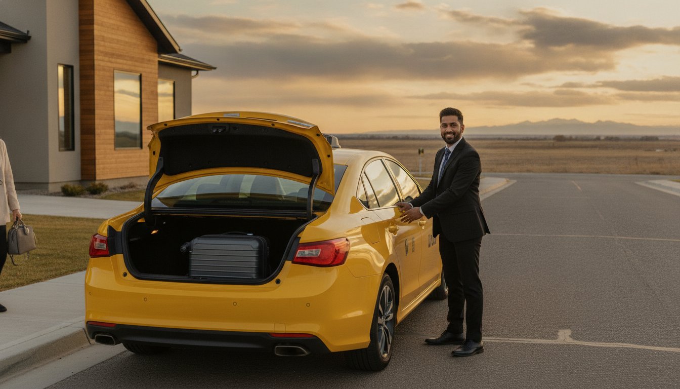 Long distance taxi service Airdrie