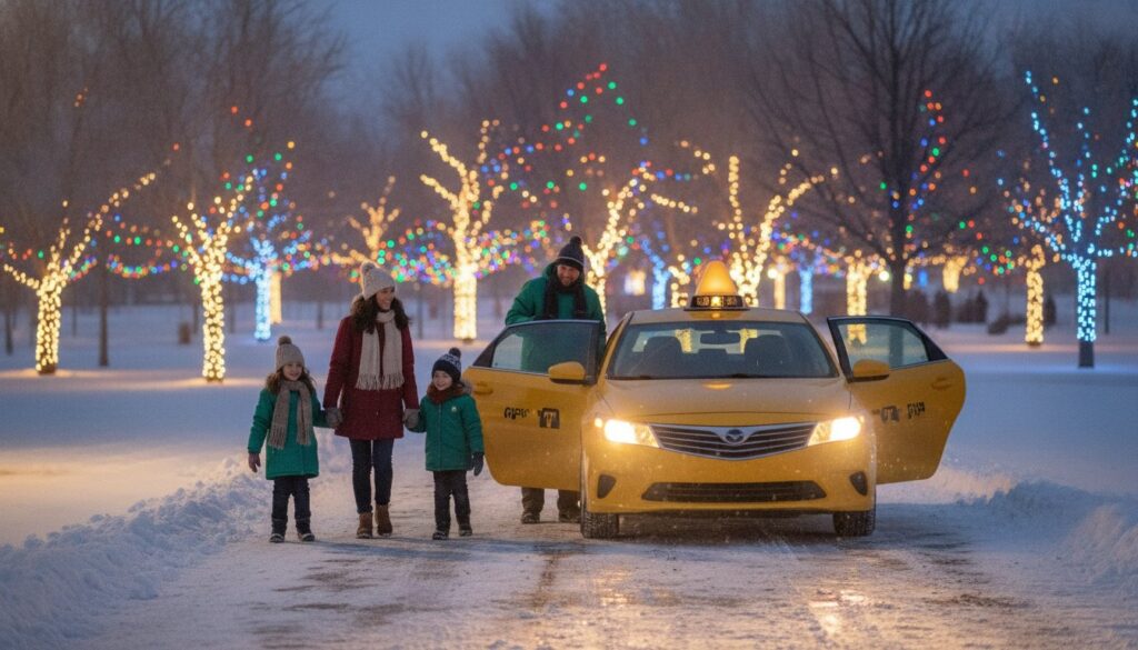 Transportation for Airdrie Festival of Lights: 24/7 Local Taxi Service
