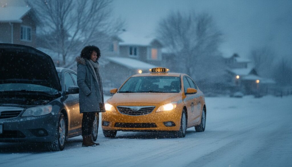 What to do if car won't start Airdrie: 24 hour taxi backup