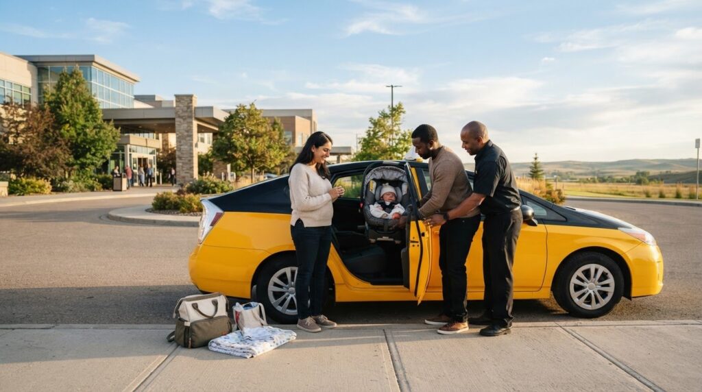 Bringing Baby Home from Hospital by Taxi: A Parent’s Checklist for Airdrie