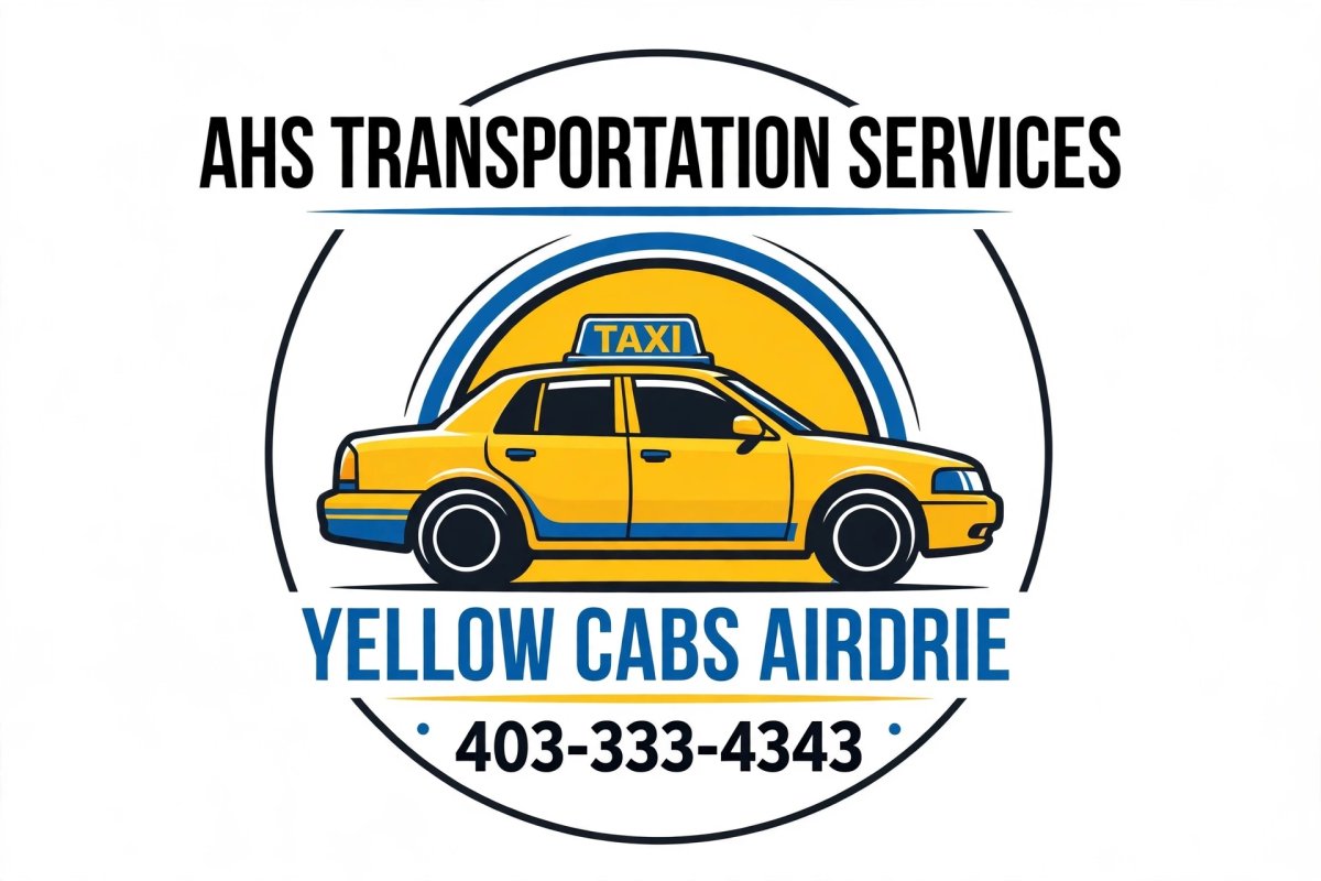 AHS Taxi yellow Cabs Airdrie